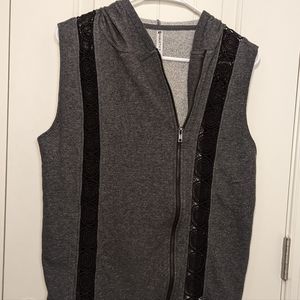 Fabletics Hooded Zip Up Vest